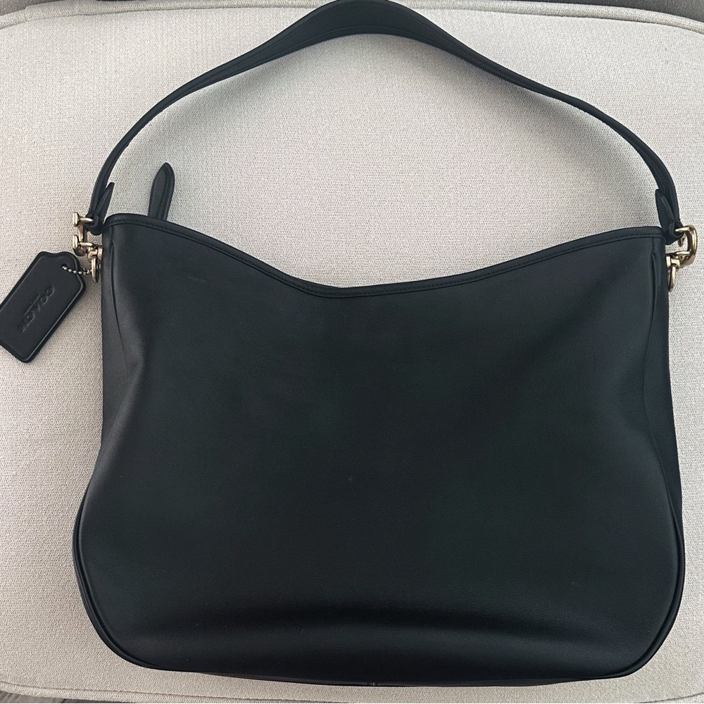 Coach Soft Tabby Hobo Shoulder Bag in Black C6340